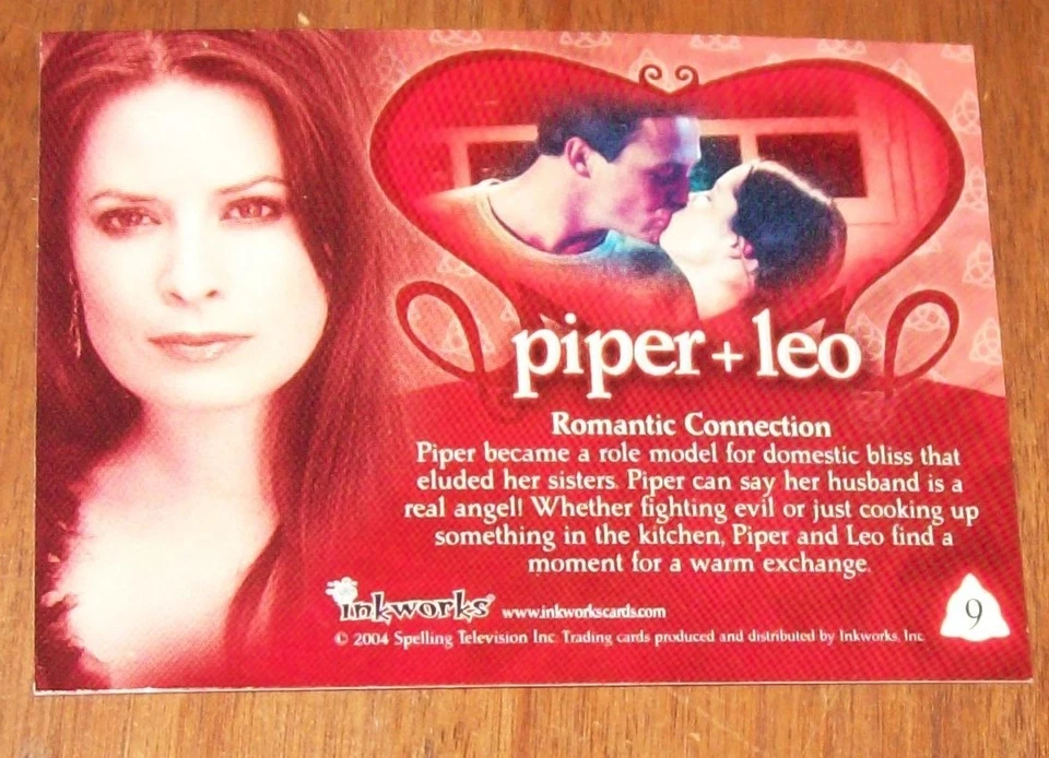 2004 Inkworks Charmed Piper & Leo Foil Card-9 - Image 2 of 2