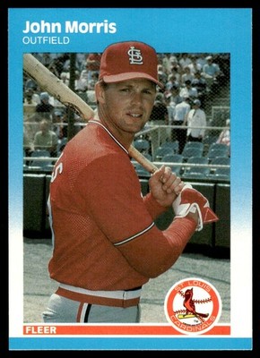 1987 Fleer Update John Morris St. Louis Cardinals #U-83
