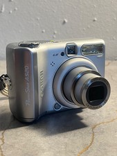 Canon PowerShot A520 4.0MP Silver Digital Camera with Case WORKING