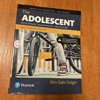 The Adolescent: Develop,by Dolgin Kim G. (Instructore's Review Copy) Paperback