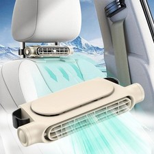 3 Speed Mini Car mounted Seat Back Cooling Fan Portable Headrest Silent Cooler