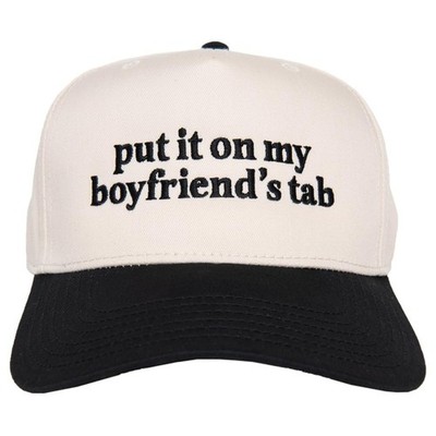 KATYDID Put It On My Boyfriend s Tab Vintage Hat - Two-Toned 5 Panel Hat f