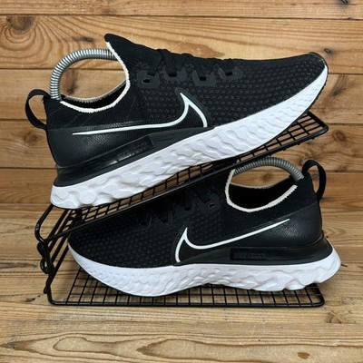 Nike Turnschuhe Damen Größe UK 6 React Infinity Run schwarz weiß Laufschuhe