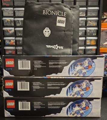 Lego Bionicle Mask Carrying Case & x3 Incomplete Freeze & Chill