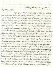 Porter, John, 1844 Letter, NY State Senator 7 page Letter on Political Affairs