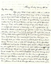 Porter, John, 1844 Letter, NY State Senator 7 page Letter on Political Affairs