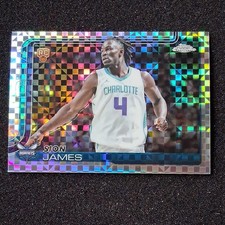 Topps 2025-26 Topps Chrome X-Fractor Rookie Sion James #283 Charlotte Hornets