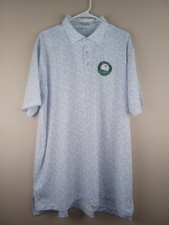 Peter Millar Summer Comfort French Lick Golf Polo Mens XL Cocktail Print AOP