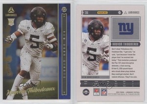 2022 Panini Luminance Rookie Blue /149 Kayvon Thibodeaux #136 Rookie RC