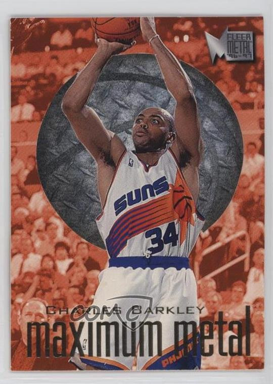 1996-97 Fleer Metal Maximum Metal Charles Barkley #1 HOF