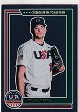 2022 USA BASEBALL FOIL SILVER RC WILL SANDERS STARS STRIPES ROOKIE #2878
