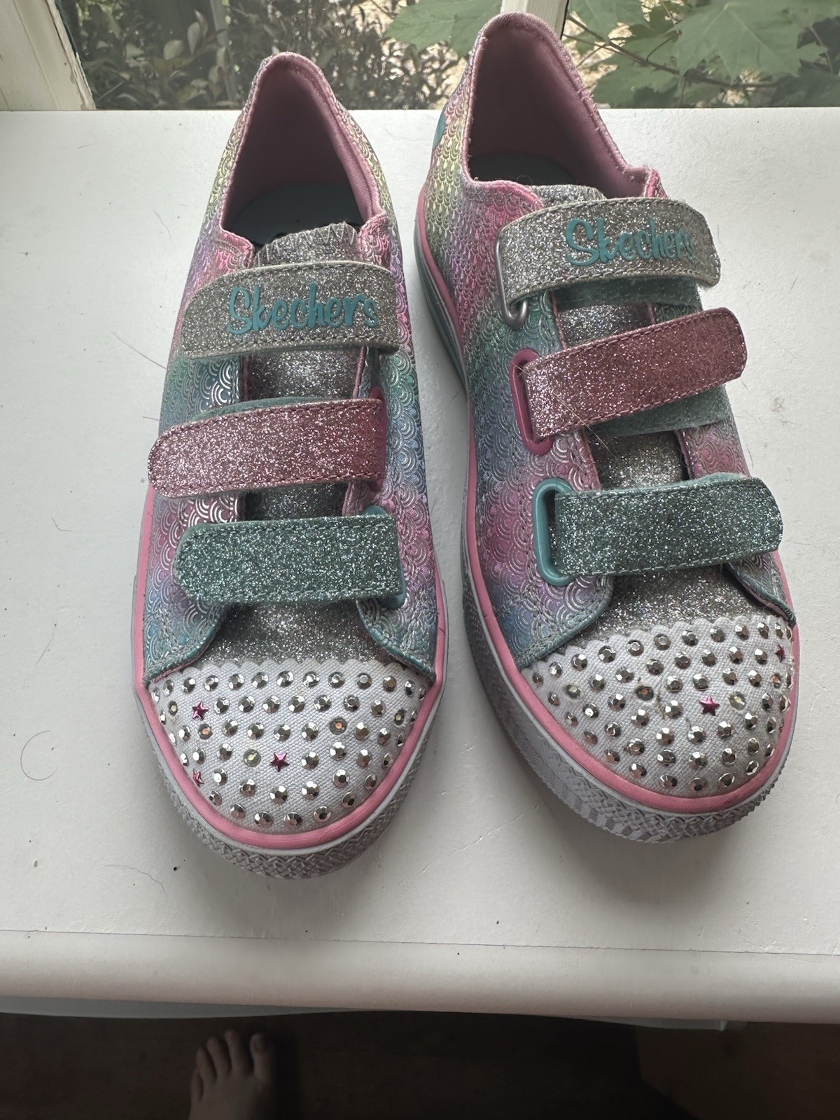 Size 2 Pink Blue Glitter Mermaid Vibe Excellent