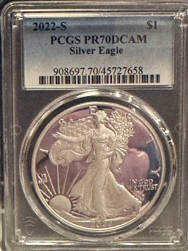 2022-S Proof American Silver Eagle PCGS PR70 DCAM