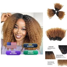 Mongolian Ombre Afro Kinky Curly Hair 16 18 20 1B/30