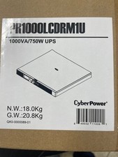 CyberPower PR1000LCDRM1U 1000VA 750W 1U Rackmount UPS LCD AVR