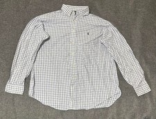 Ralph Lauren Yarmouth Men's 16 1/2 34/35 Plaid Long Sleeve Shirt