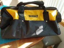 Dewalt Large Tool Bag / Case 18" x 12" x 11" Canvas For 18 V Tools & Batteries
