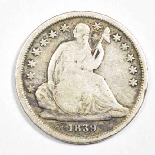 1839-O SEATED LIBERTY DIME ~ BOLD HEAD ~ VG/FINE!   INV#2