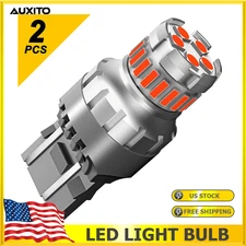 AUXITO 7443 7440 Red LED Brake Bulb Strobe Flash Stop Tail Parking Light