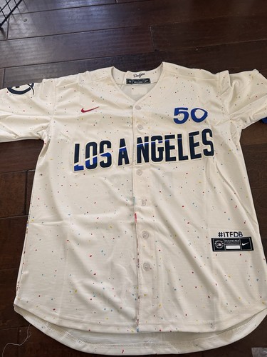 Mookie Betts Adult Dodgers City Connect Jersey Size XL