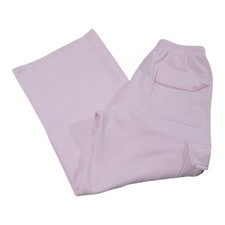 Skims Unisex Pink Cargo Sweatpants Drawstring Cotton 90s Size Medium Oversized