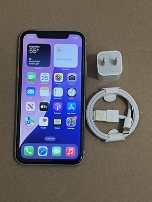 Apple iPhone XR - 64 GB - White (AT&T) Smartphone - MT3L2LL/A