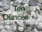 10+ Ounces 3 oz Bullion + $10 Face Value 90% Silver Coins Halves Quarters Dimes