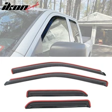 Fits 09-24 Dodge Ram 1500 & Classic Quad Cab Window Visors Deflectors In-Channel