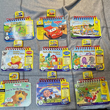 LeapFrog LeapPad Lot of 9 Learning Books. 8 out of 9 cartridges