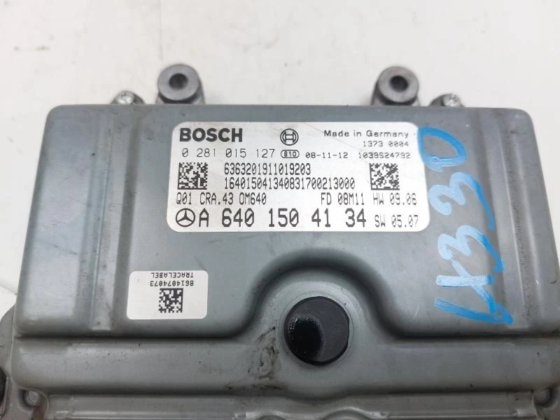 0281015127 CENTRALINA MOTORE ECU BOSCH MERCEDES-BENZ CLASSE B (W245) 2.0 CDI 16V - Immagine 4 di 4