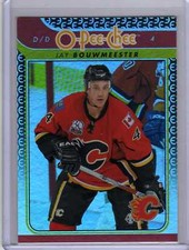 JAY BOUWMEESTER 09/10 OPC Update Gold Rainbow #688 O-Pee-Chee Hockey Card Insert