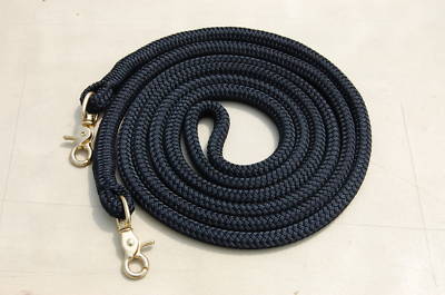Rênes Western Parelli – Corde De Yacht 8 1/2′ – Noires – Entraînement Trail