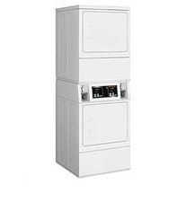 NEW Speed Queen Stack Dryer, 18 Lbs Capacity-Electric, S/N: SSENCAGS173TW01