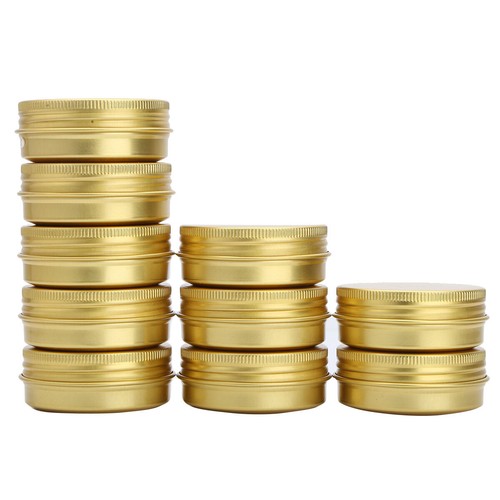 10Pcs Aluminium Tin Boxes Metal Storage Box Jewelry Keys Containers 30ml Tools - Picture 22 of 33