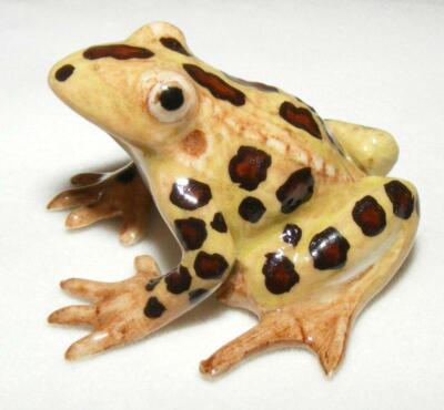 Northern Rose Miniatur Porzellan Tier Figur grüner Frosch R130C