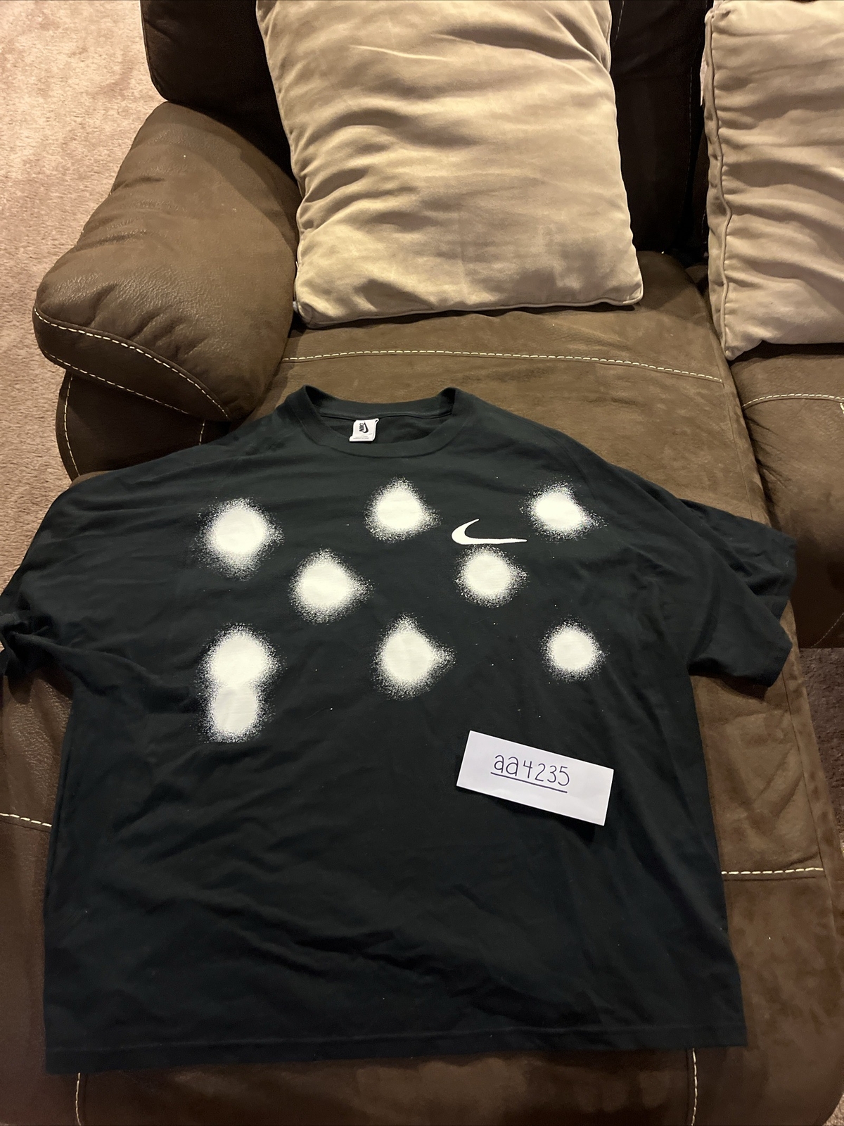 OFF WHITE X NIKE T shirt Nike x bianco sporco maniche corte taglia XXL