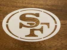 San Francisco 49ers Reusable 10 MIL Laser Cut Mylar Stencil Painting
