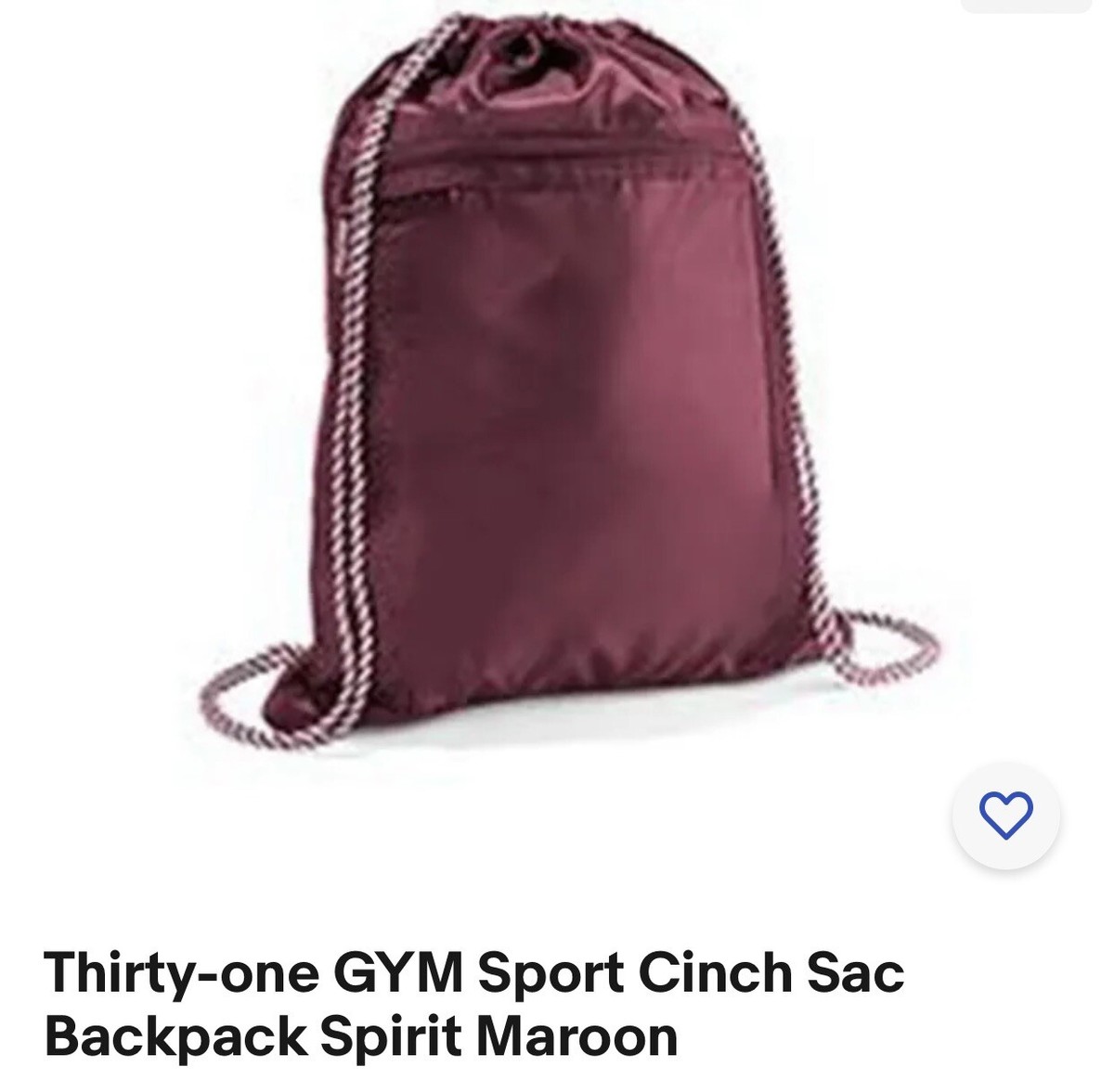 Thirty-One Burgundy Backpack Thirty-One  main image 2