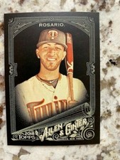 2018 TOPPS ALLEN GINTER X BASEBALL BASE CARD MINNESOTA TWINS EDDIE ROSARIO #12