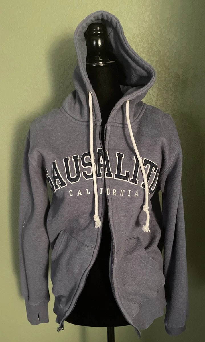 Ocean Beach Sportswear - Sausilto CA - Full Zip Sweatshirt Hoodie - Medium  - M | eBay