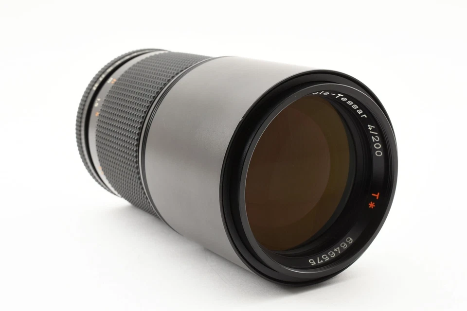 Contax Carl Zeiss Tele-Tessar 200mm f/4 AEG Lens For C/Y Mount From JAPAN[Exc++] - Image 4 of 4