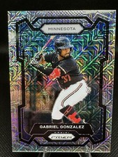 Gabriel Gonzalez 2024 Panini Prizm Baseball Mojo Prizm /25 Minnesota Twins
