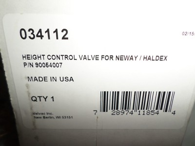 ⭐NEW IN BOX⭐ VELVAC HALDEX 034112 - Height Control Valve | eBay