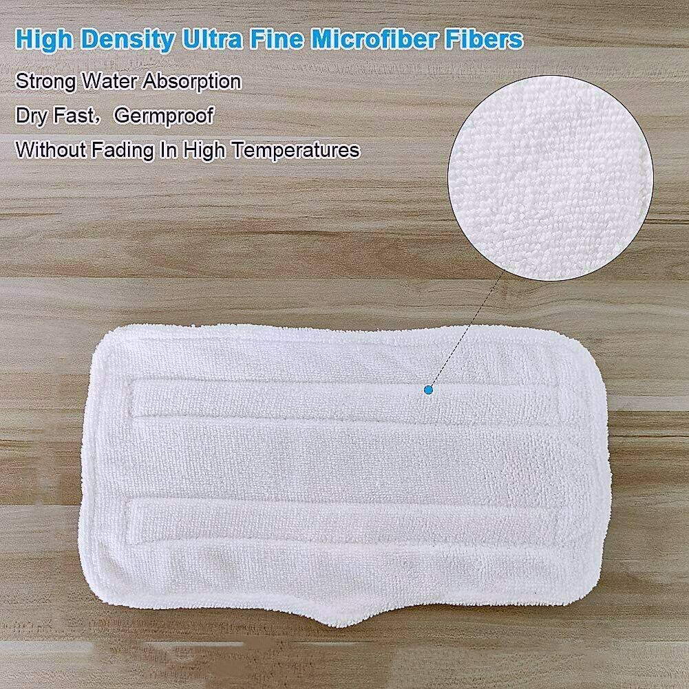 6Pcs Replacement Steam Mop Pads For Shark Steam Mop S3251 S3101 XT3010
