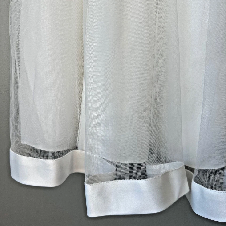 Свадебное платье для девочки-цветочницы Lady Eleanor David цвета слоновой кости размер 4 - Изображение 3 из 4