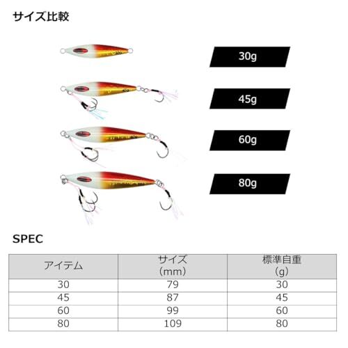 Saltiga Fk Jig Tg Slj 2.1 Oz (60 G Daiwa SALTIGA FK Jig SLJ 30g