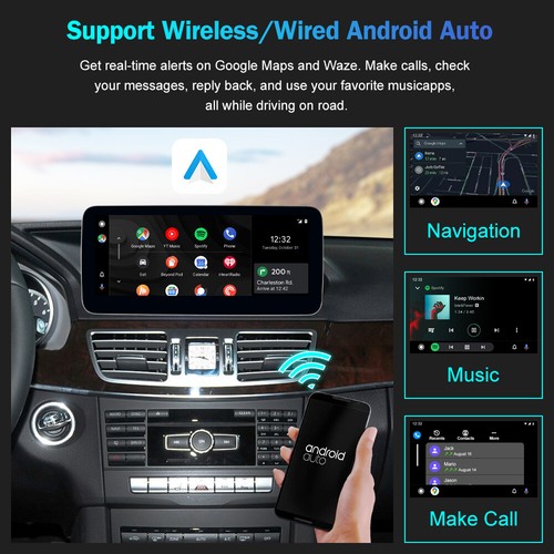 12.3" Android 13 Touch Screen for Benz W212 E Class 2013-2015 Built in CarPlay - Foto 5 di 14