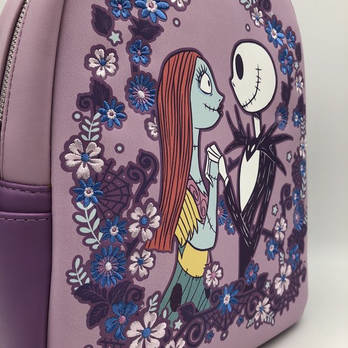 Mini Mochila Floral Jack & Sally Loungefly Disney Pesadilla antes de Navidad - Imagen 7 de 11