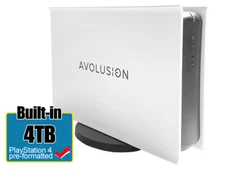 Avolusion PRO-5X Series 4TB USB 3.0 External Gaming Hard Drive PS4 Slim, Pro,1st