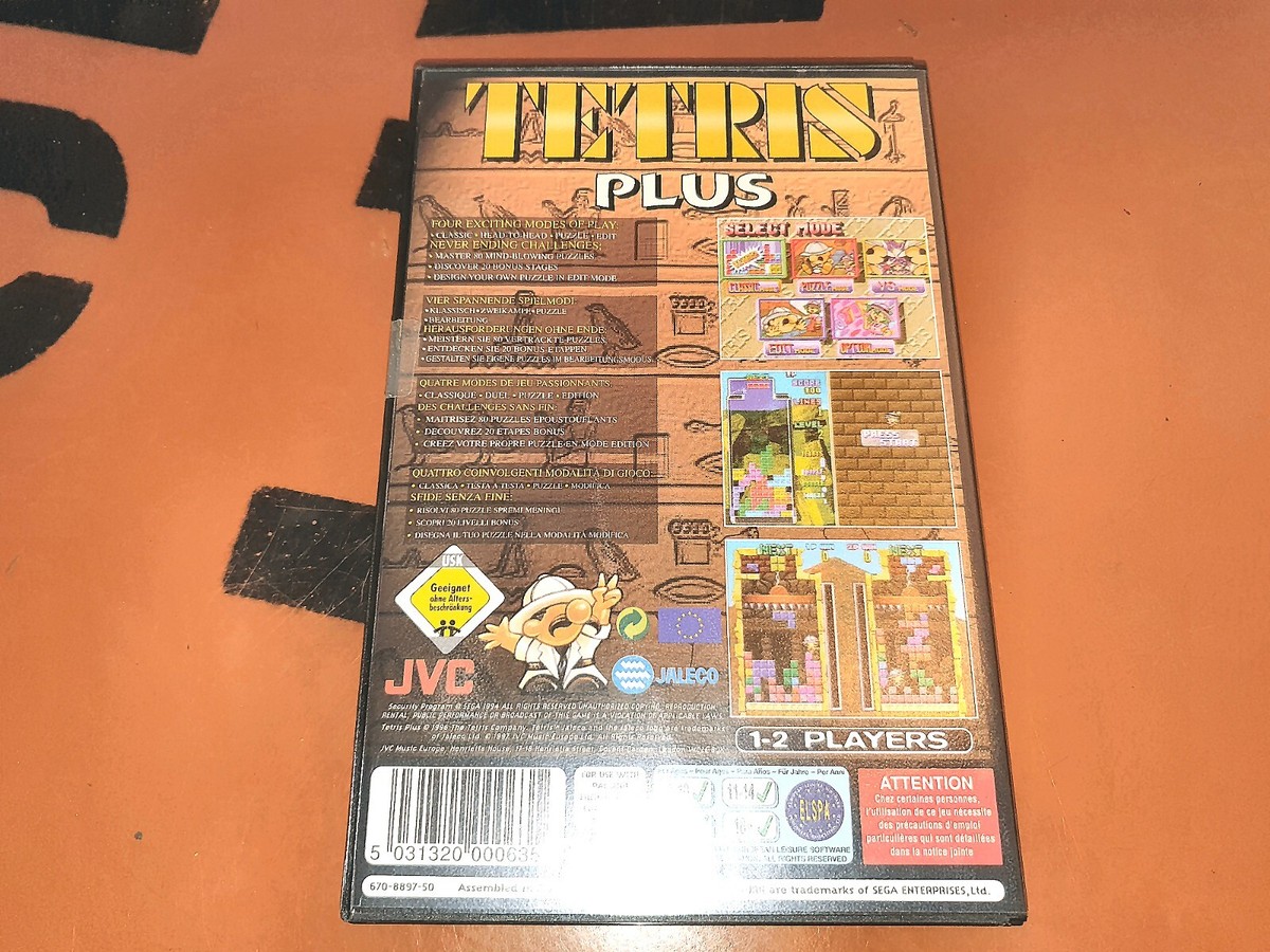 PlayStation 1 Spiel – Tetris Plus (PS1, OVP, PAL
